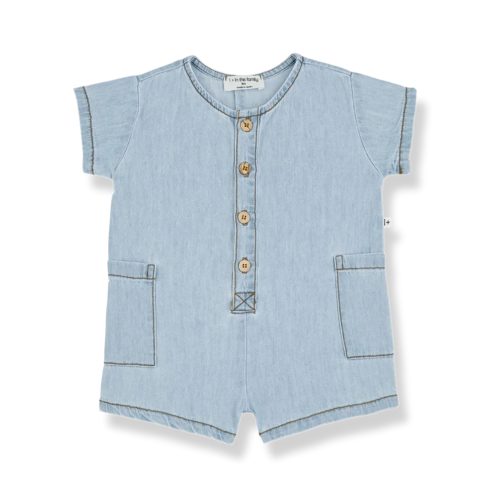 1  Denim Serena Short Overall