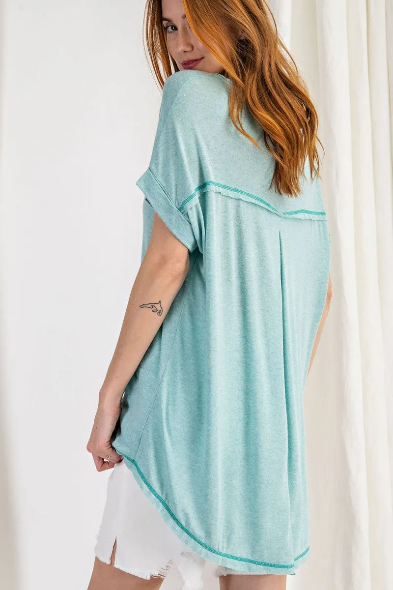 16896   Iris Short Sleeve Top