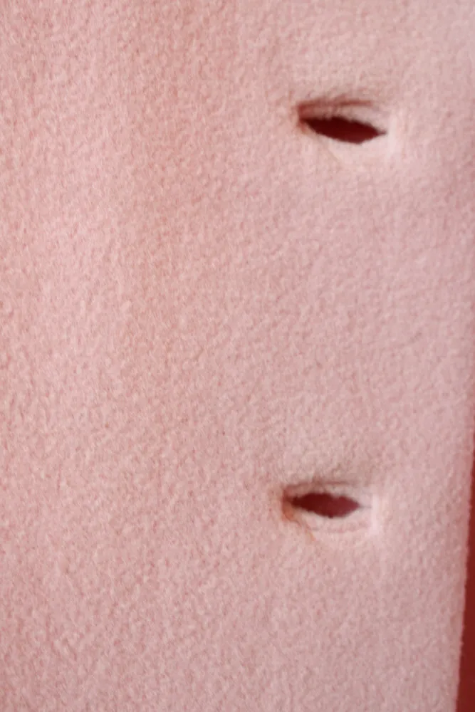 1960s Don Sophisticates Pink Wool Coat - S/M
