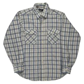 1970S Levis Checked Shirt - Large Multicoloured Cotton