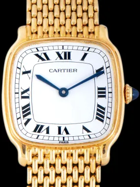 1980s Cartier Paris Chambord 18K YG (Ref. 10715) "Extra Plate"