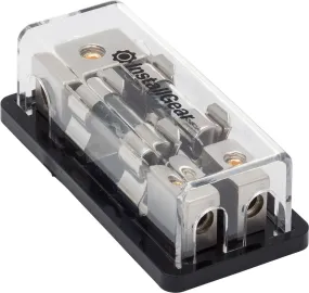 4/8 Awg Gauge Agu Fuse Holder Distribution Block (60a) 4 Gauge In To (2) 8