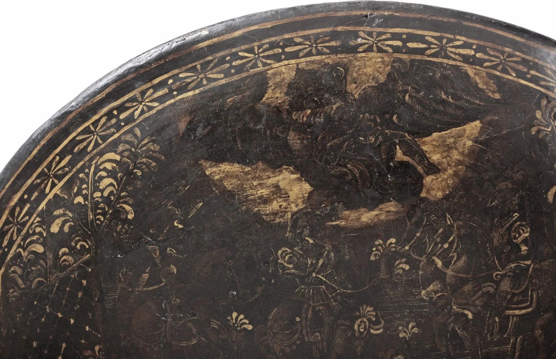 A RARE ITALIAN PARADE SHIELD, LATE 16th CENTURY