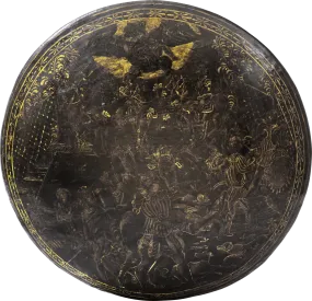 A RARE ITALIAN PARADE SHIELD, LATE 16th CENTURY