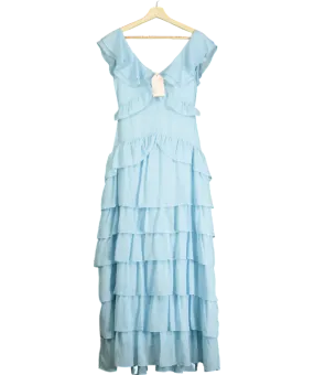 ALB Anne Louise The Blue Dreams Maxi Dress UK 8
