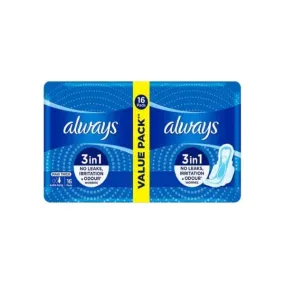 ALWAYS MAXI THICK 3 IN1 16 PADS