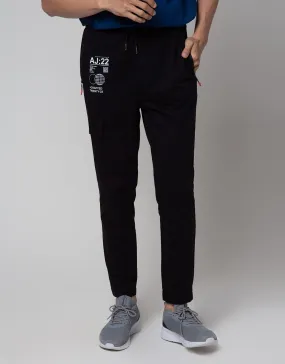American Jeans Long Pants Knit Front Print And Pocket