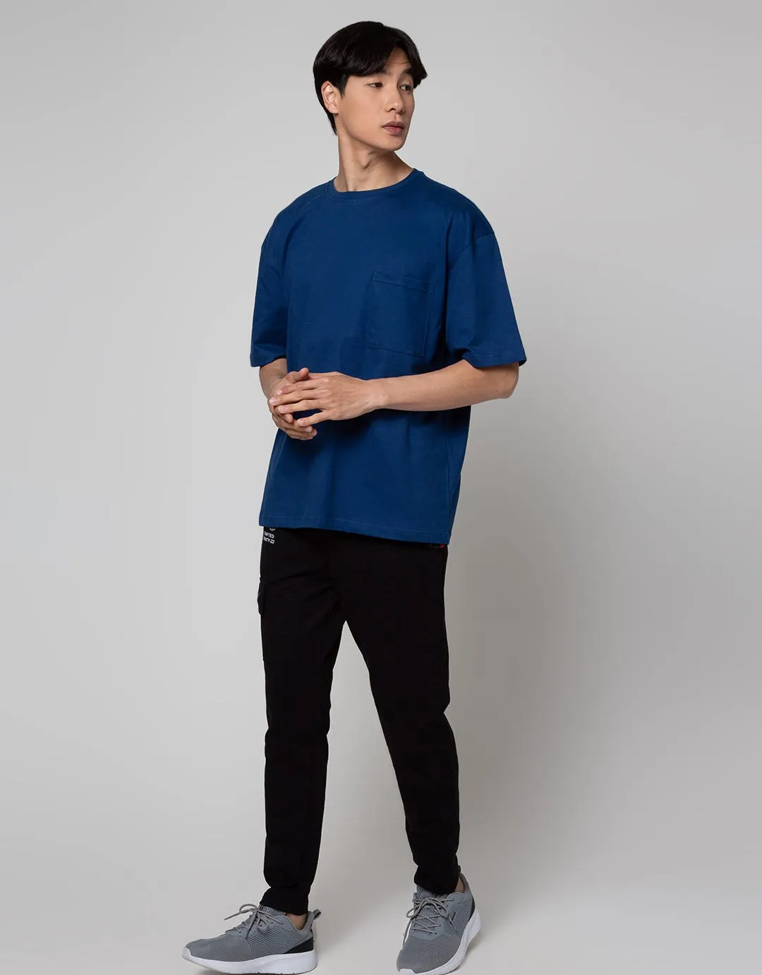 American Jeans Long Pants Knit Front Print And Pocket