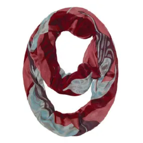 Bamboo Circle Scarf - Raven Feathers