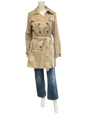 Banana Republic Women's Trench Coat Knee Length Neutral Size: L
