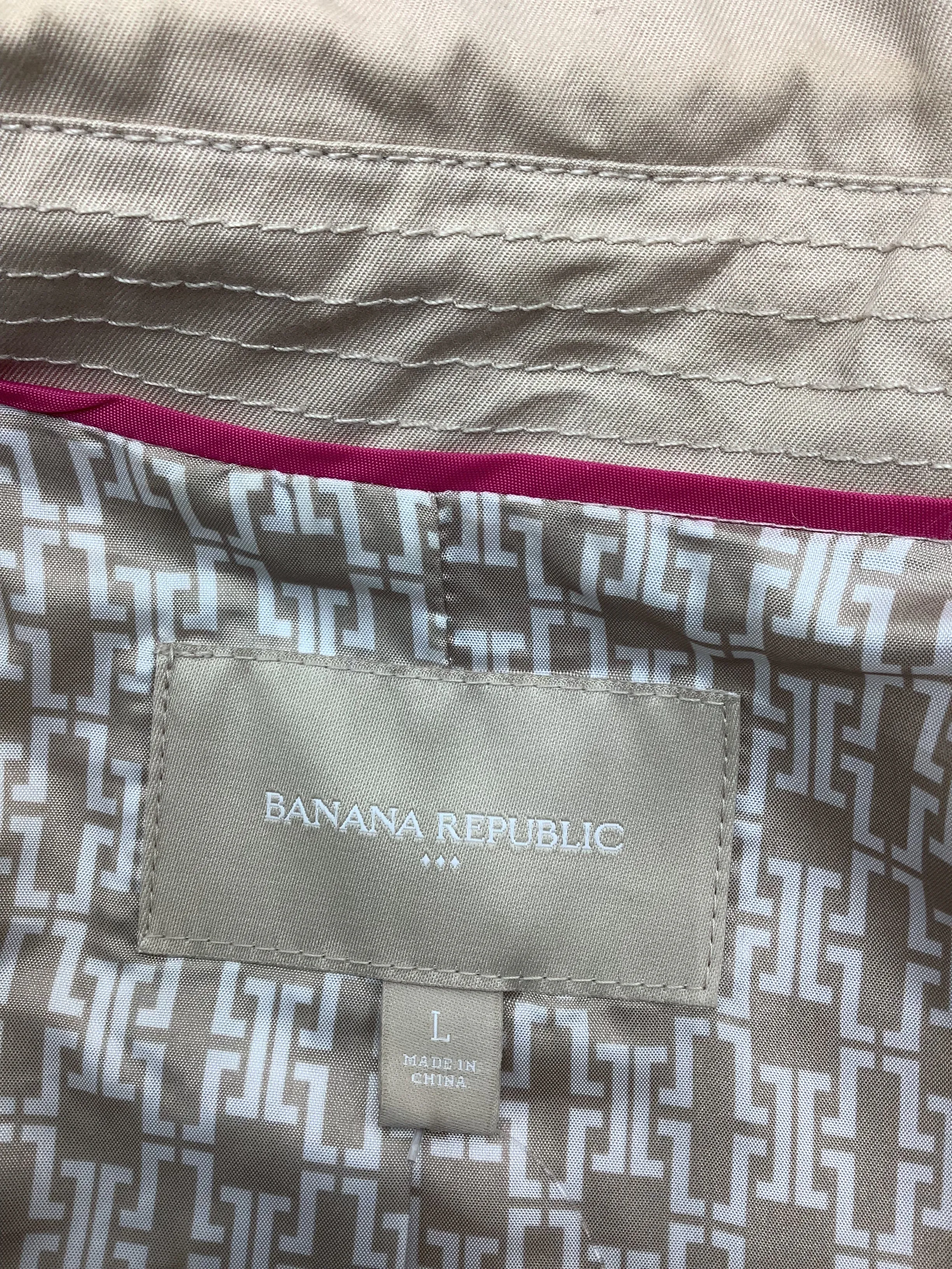 Banana Republic Women's Trench Coat Knee Length Neutral Size: L