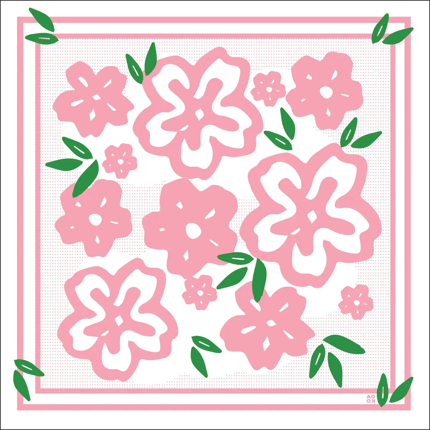Bandana - Go Go Cherry Blossoms