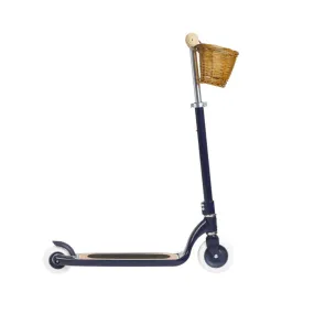 Banwood Maxi Scooter With bicycle basket | Navy Blue