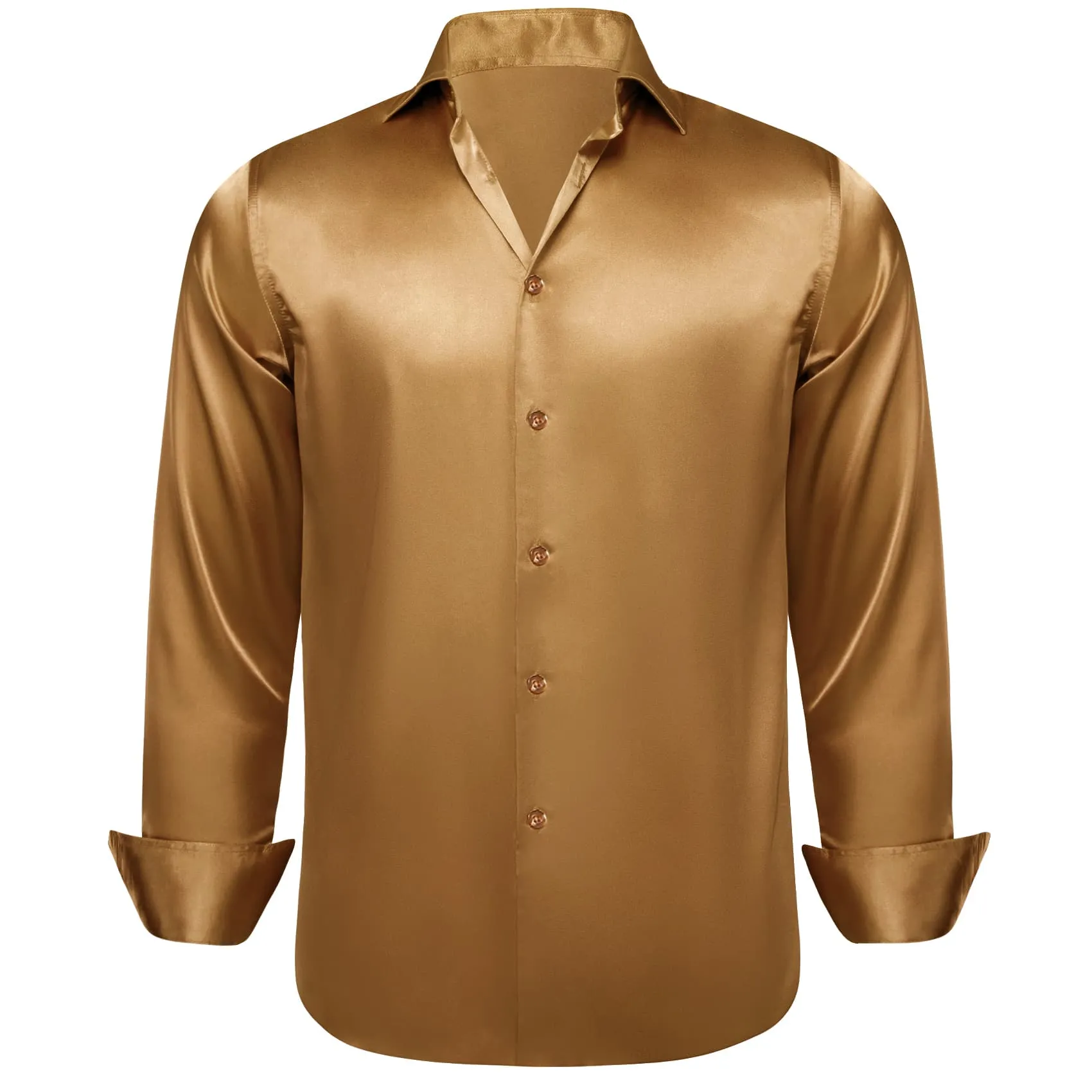 Barry Wang Light Sky Blue Shirts Solid Long Sleeve Men Dress Shirt