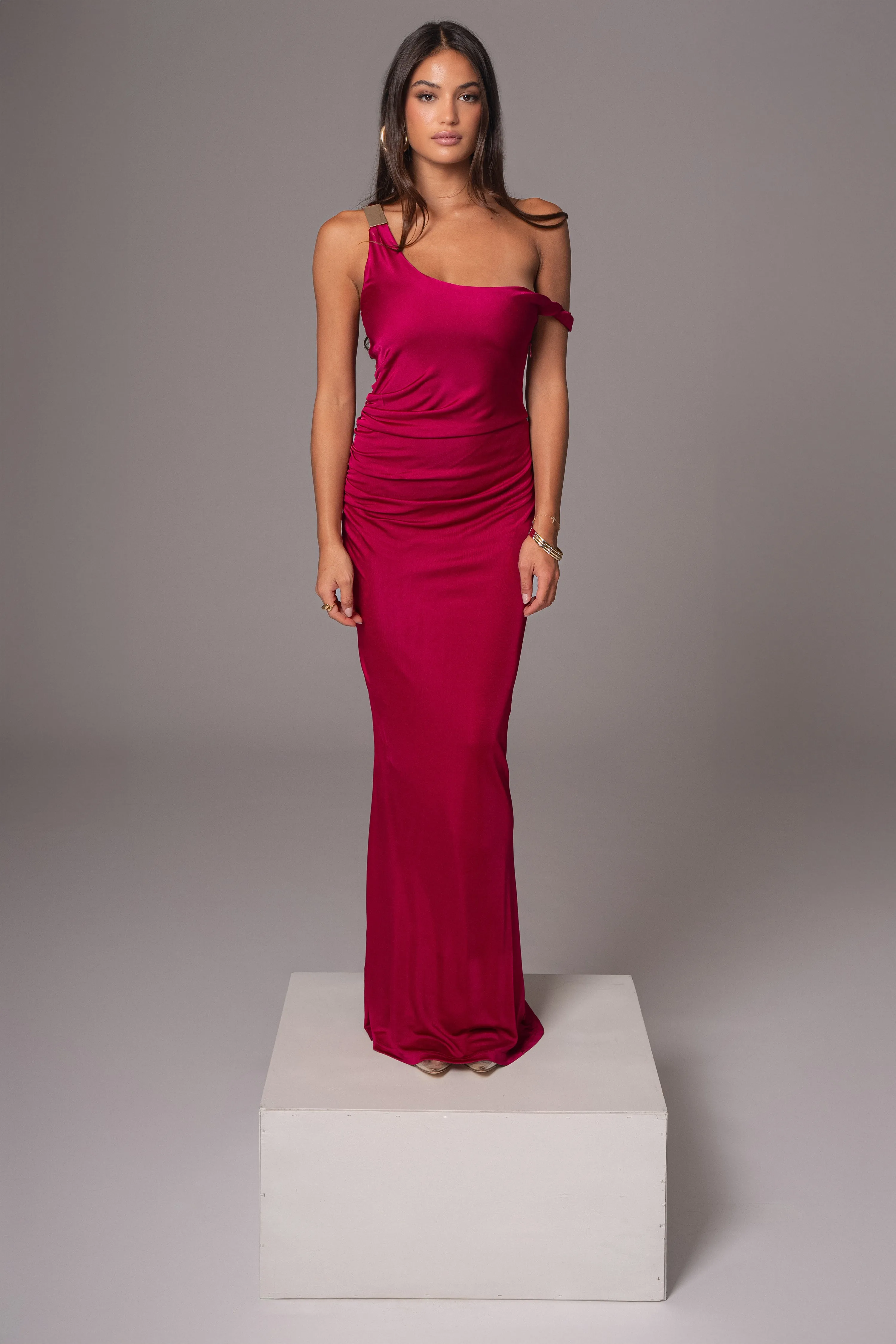 Berry Birthday Maxi Dress
