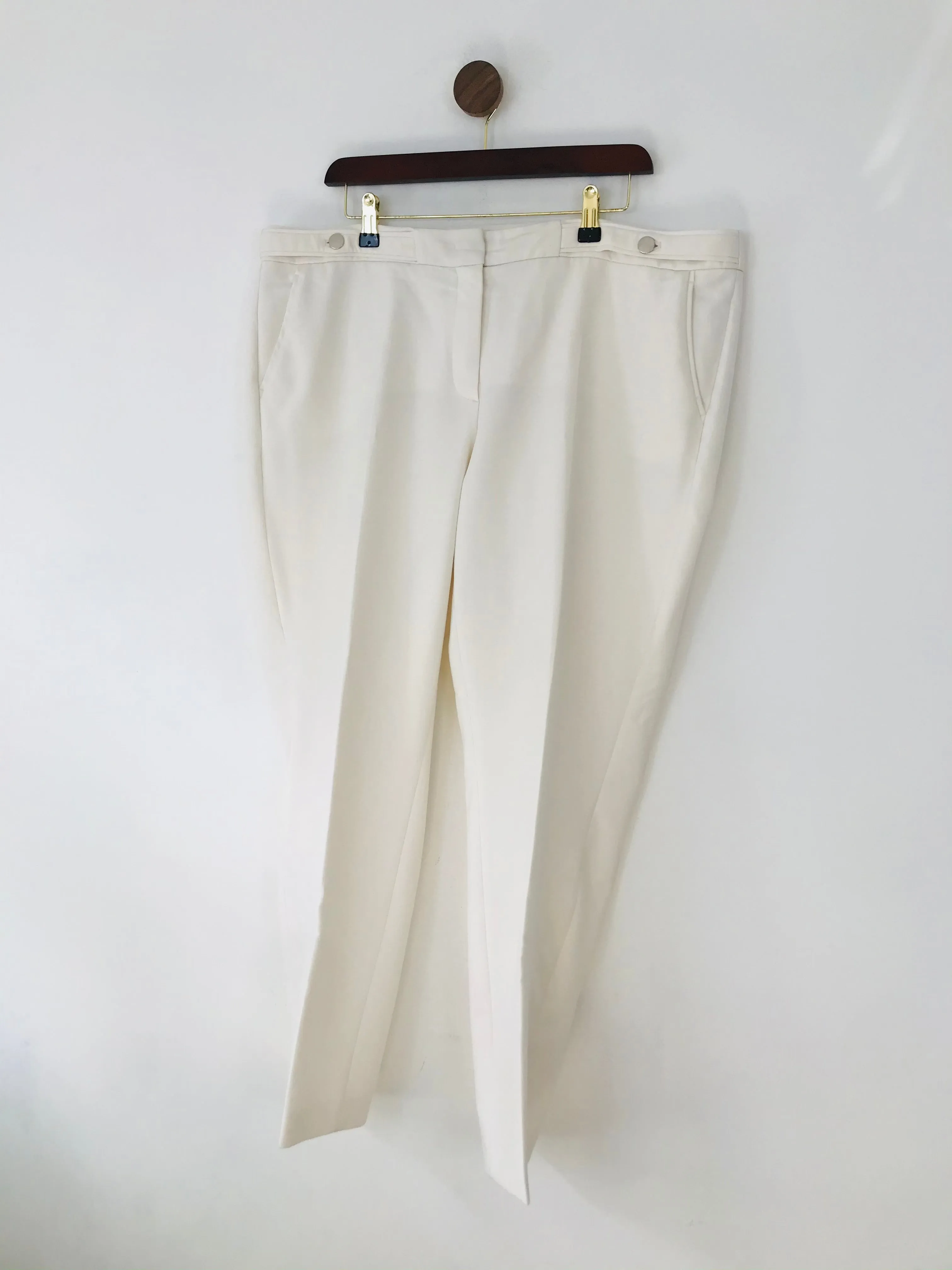 Betty Barclay Women's Smart Chinos Trousers | UK22 | White