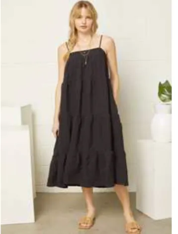 BLACK MAXI DRESS