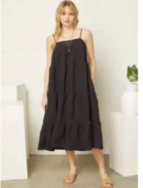 BLACK MAXI DRESS