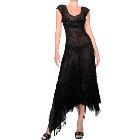 Blumarine S/S 2002 silk lace maxi dress (runway)