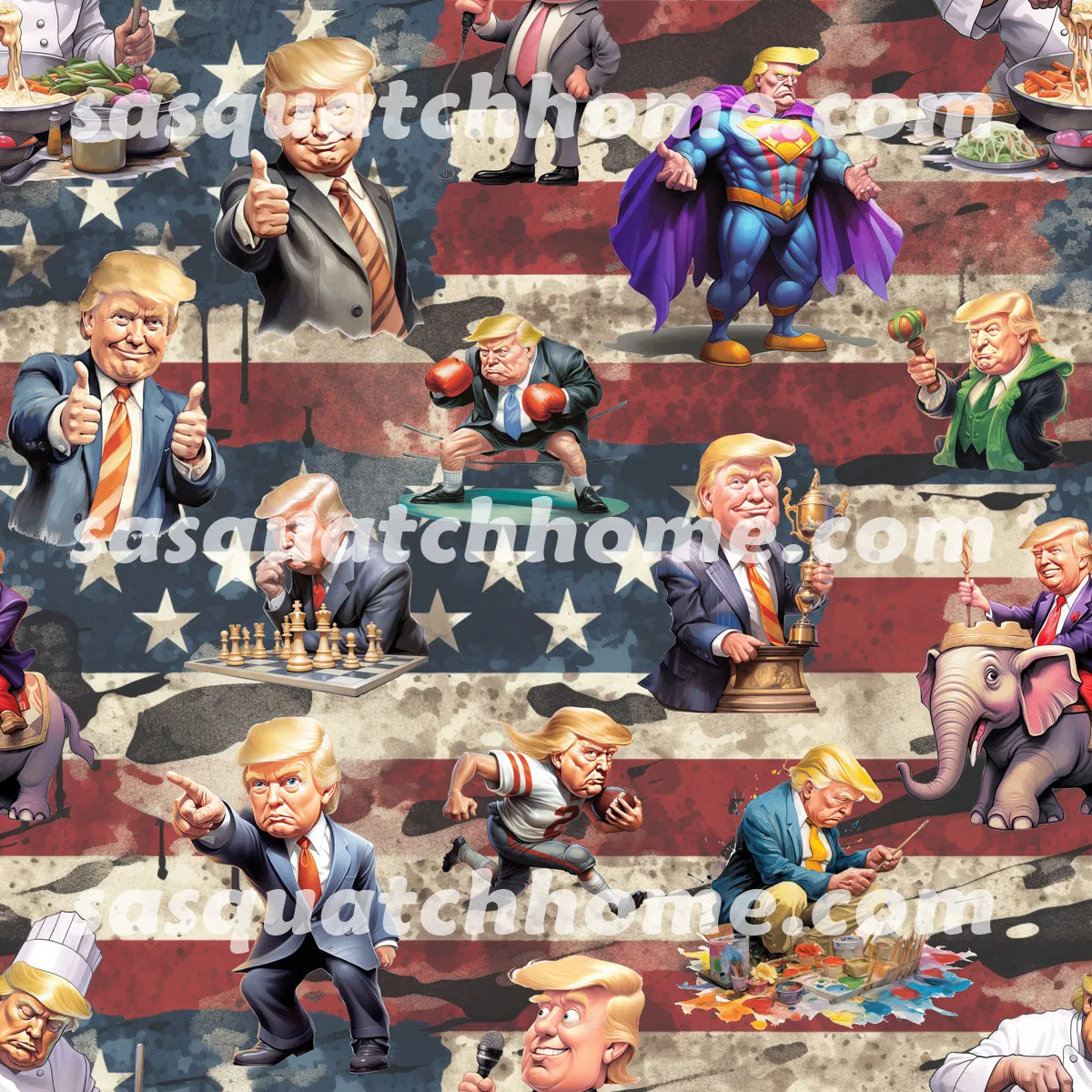 Boys Teens Boxer Briefs - Donald Trump, MAGA Set 2