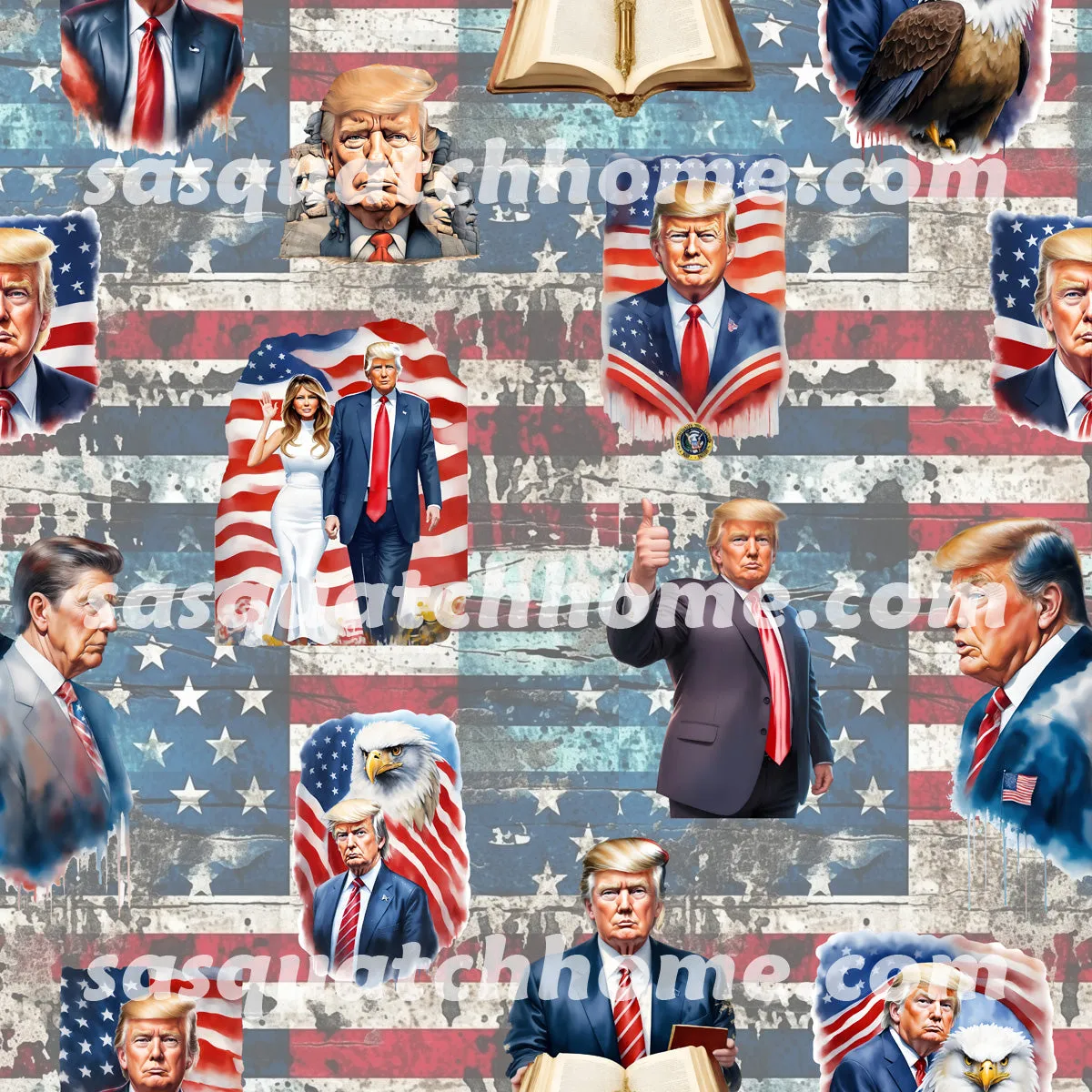 Boys Teens Boxer Briefs - Donald Trump, MAGA Set 2