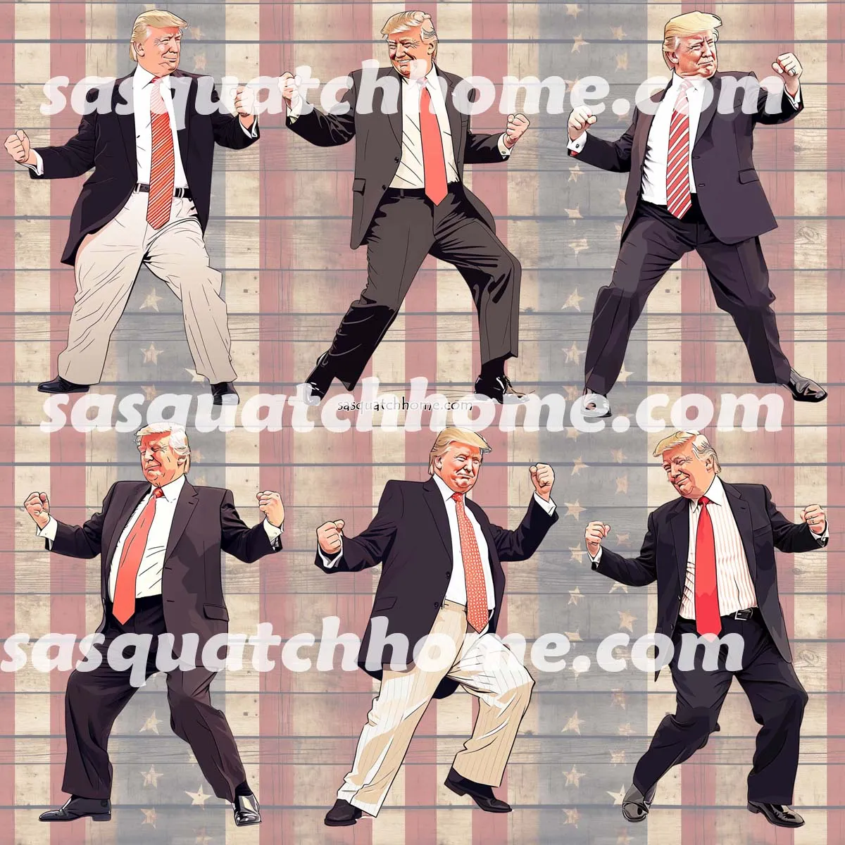 Boys Teens Boxer Briefs - Donald Trump, MAGA Set 2