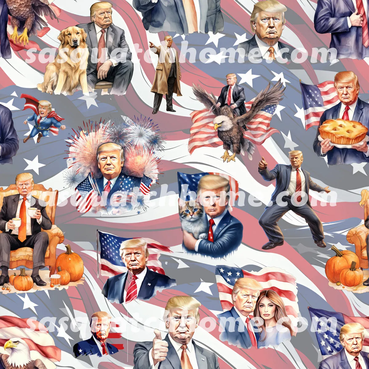 Boys Teens Boxer Briefs - Donald Trump, MAGA Set 2