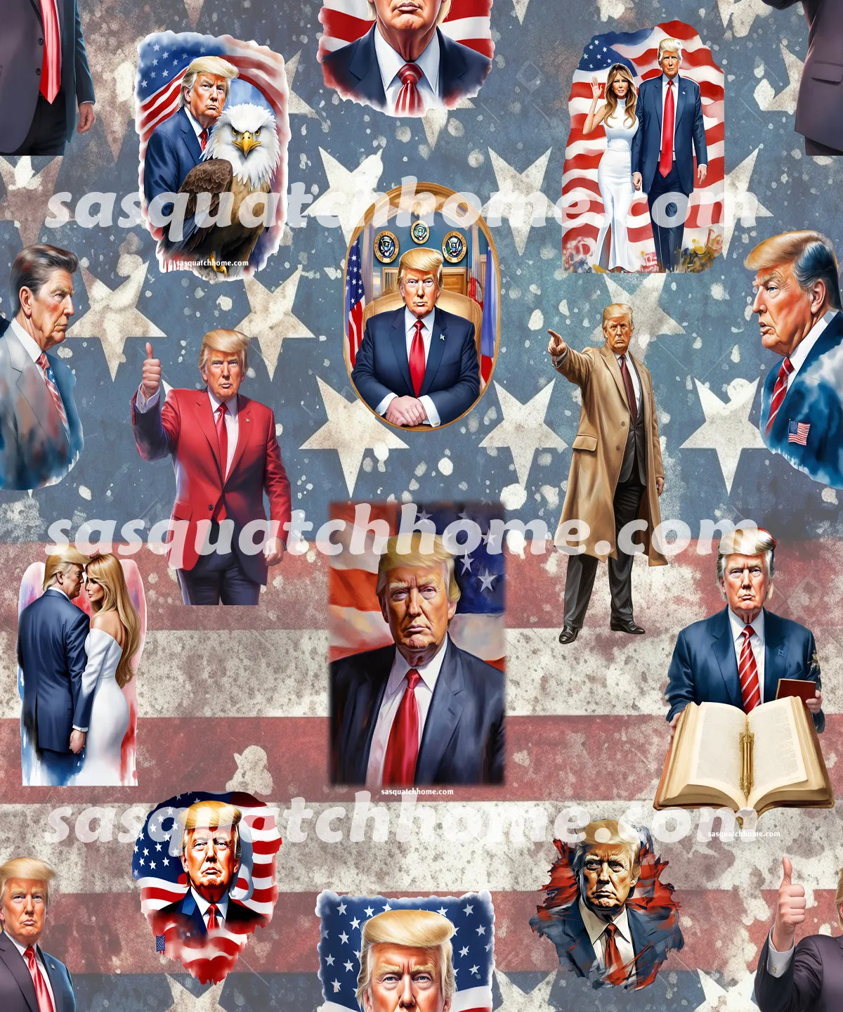 Boys Teens Boxer Briefs - Donald Trump, MAGA Set 2