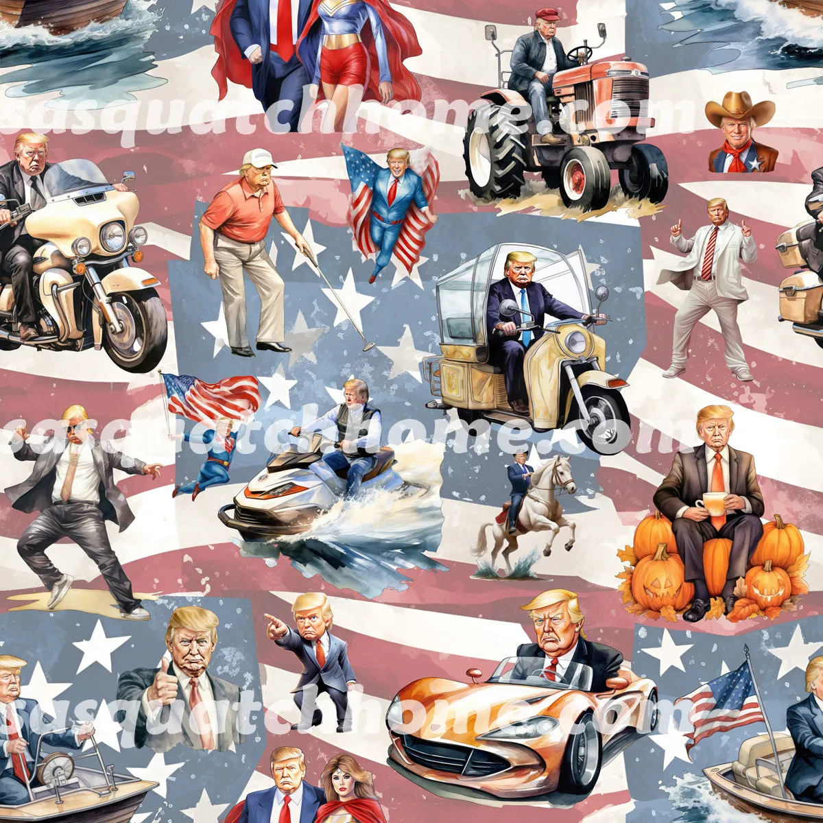 Boys Teens Boxer Briefs - Donald Trump, MAGA Set 2