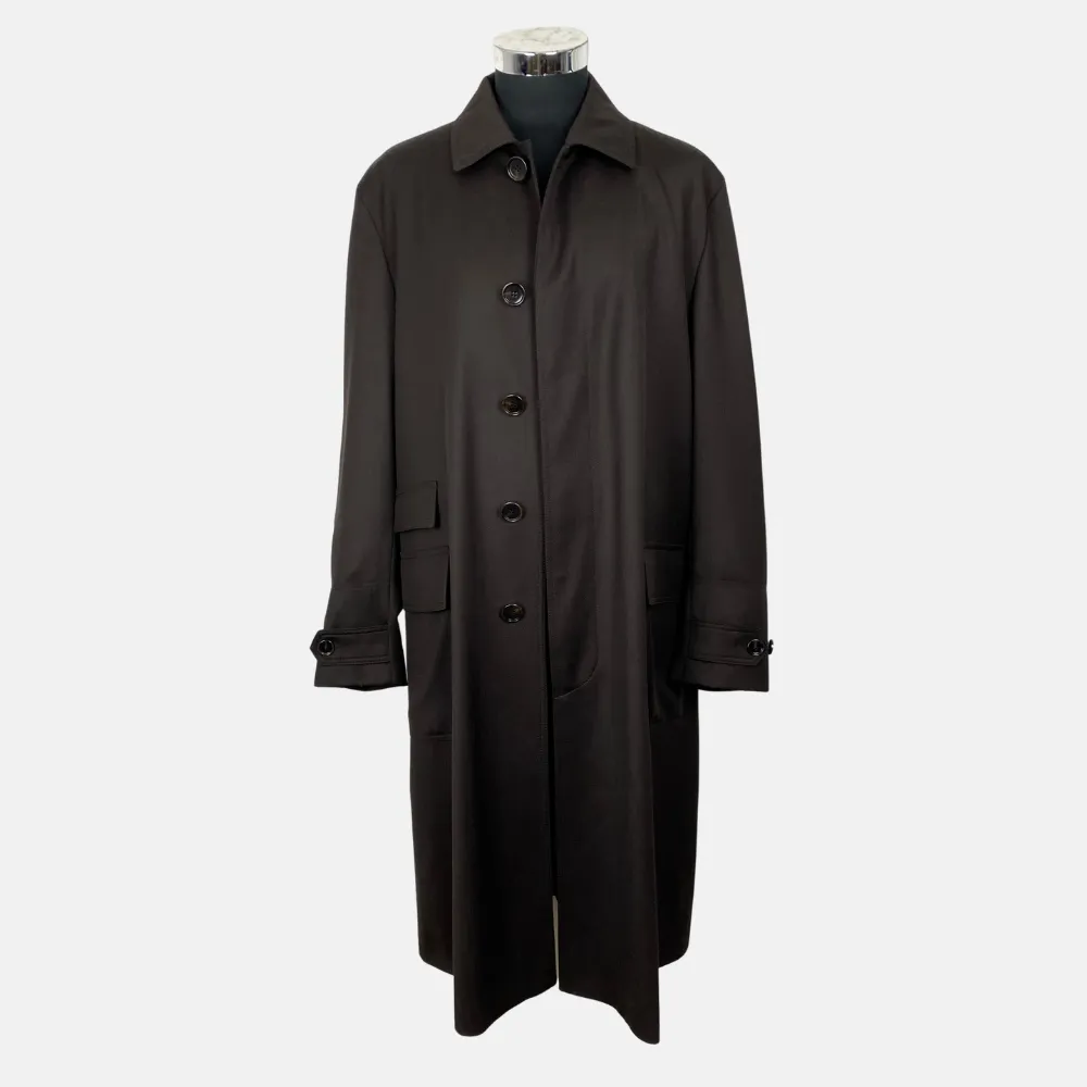 Brown Coat made of Virgin Wool (EU 56)