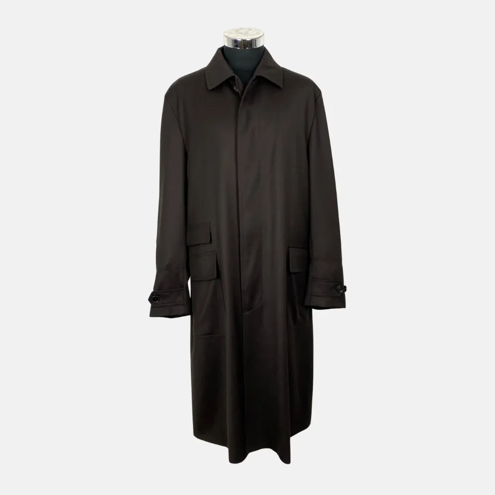 Brown Coat made of Virgin Wool (EU 56)