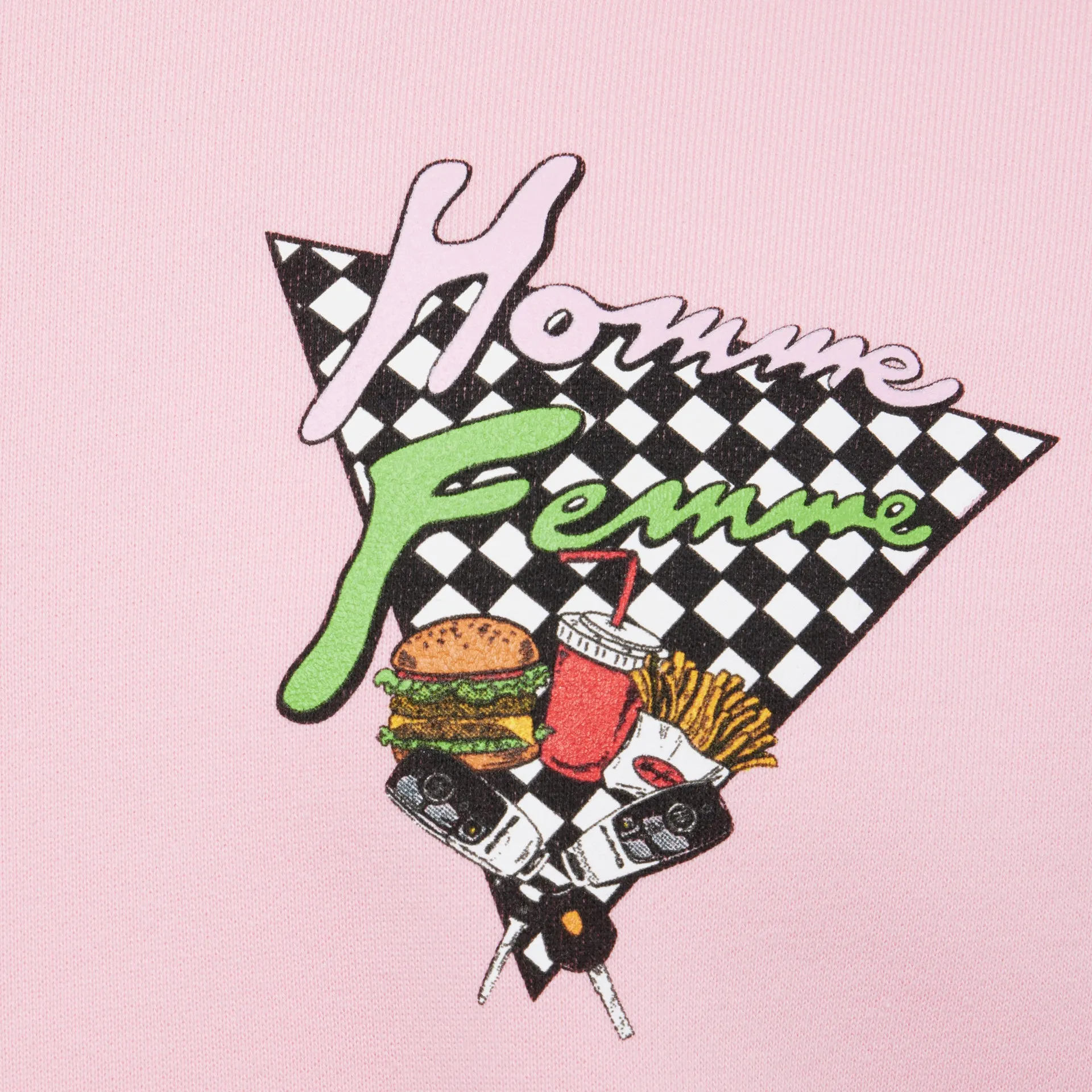 Burgers and Benz Hoodie Pink