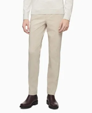 Calvin Klein Men's CK Move 365 Slim-Fit Performance Stretch Pants 29 x 30 Beige
