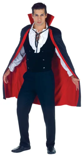Cape Black-Red 38 Inch  Costume