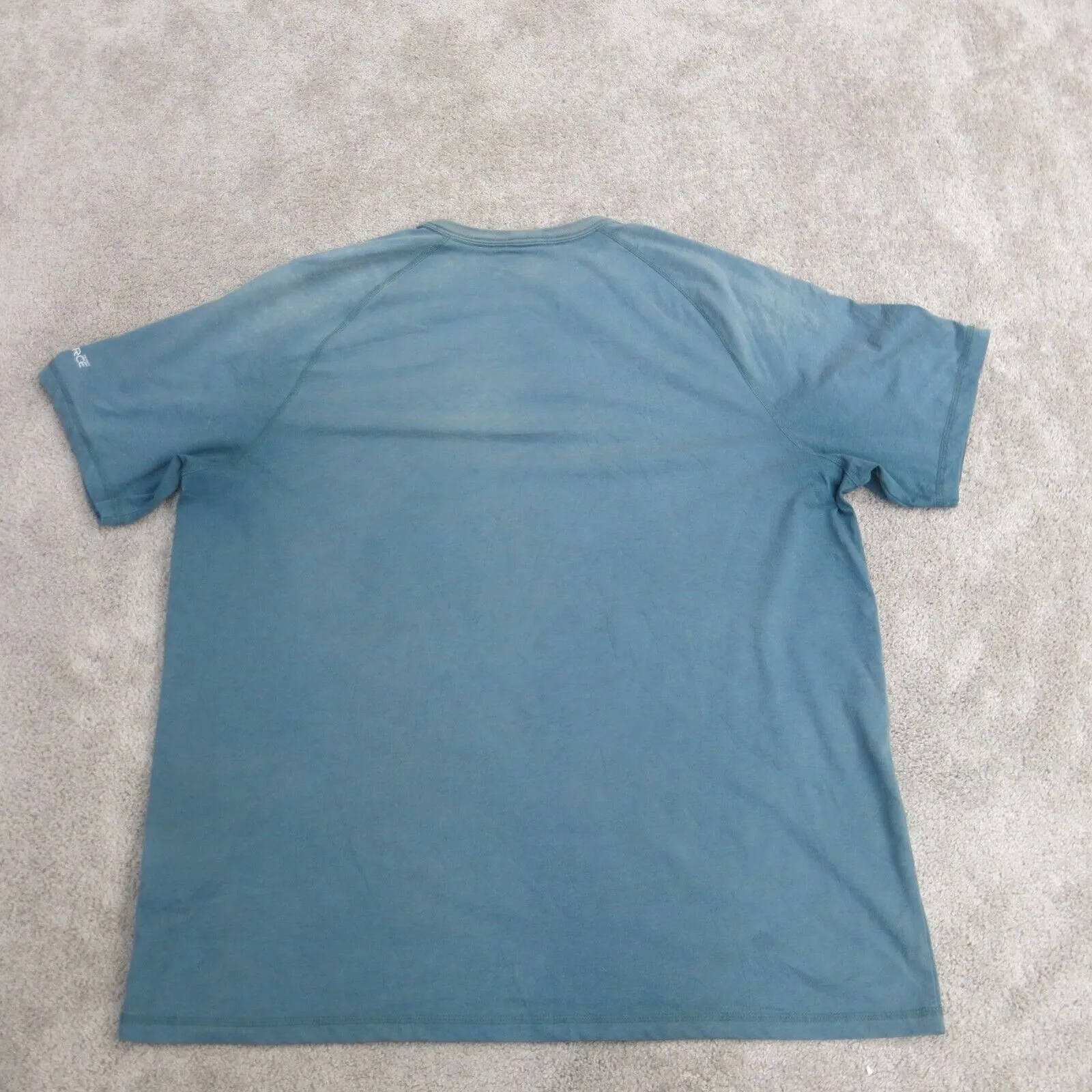 Carhartt Shirt Mens XL Blue Relaxed Fit Work Wear Casual Pocket Tee Swoosh Logo