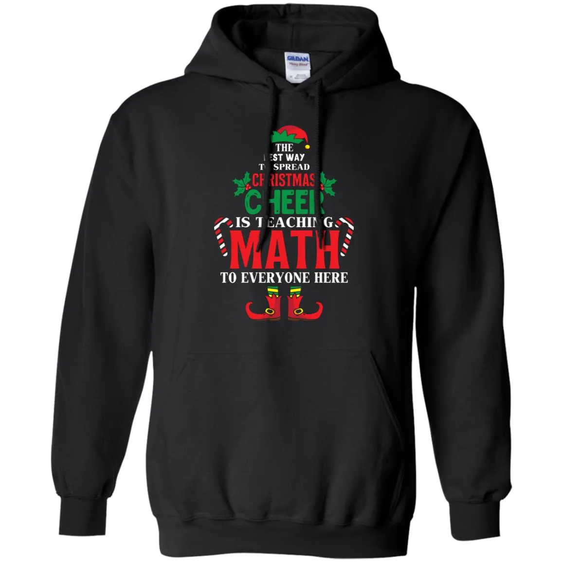 Christmas Cheer Is Teaching Math Men Pullover Hoodie