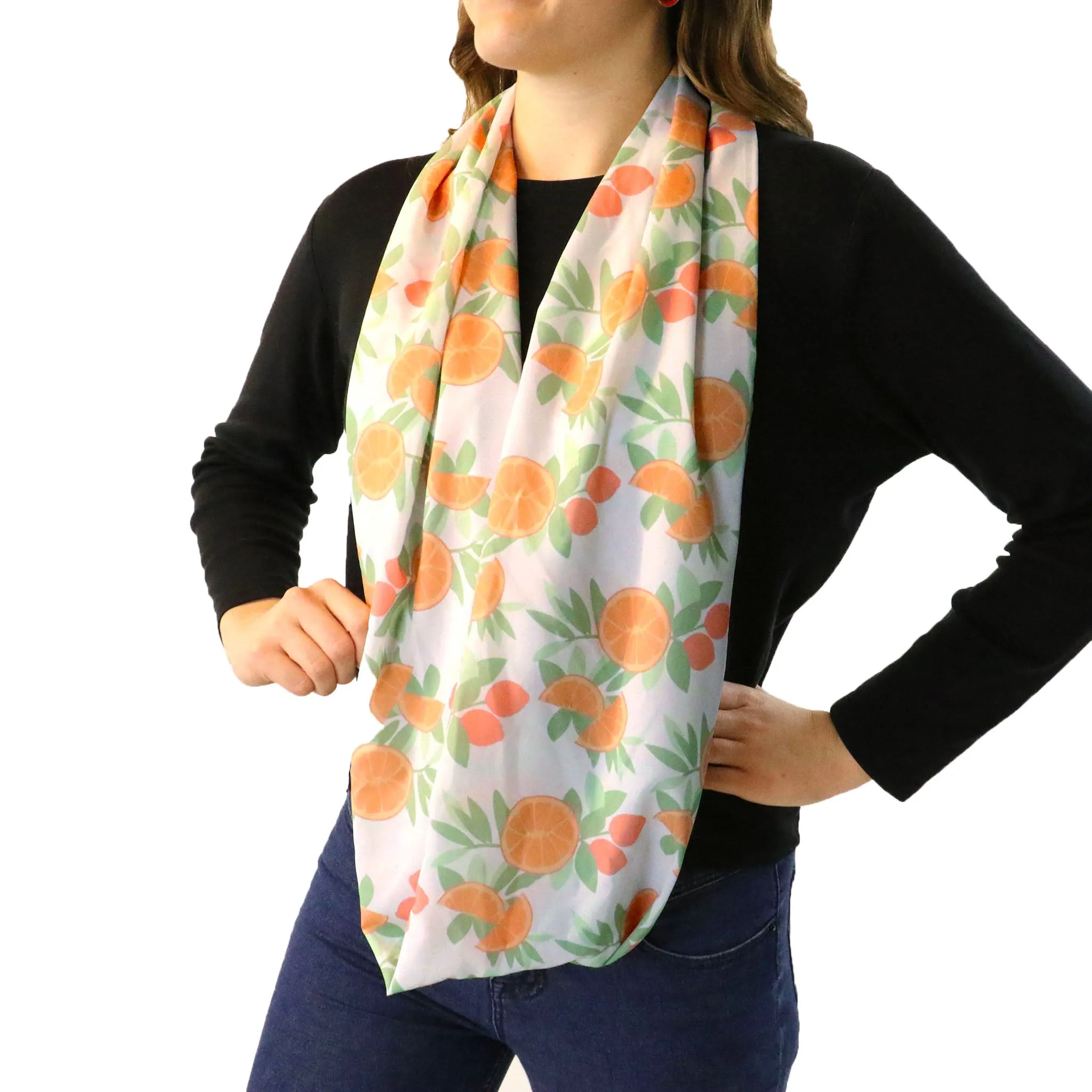 Citrus Blossom Infinity Scarf