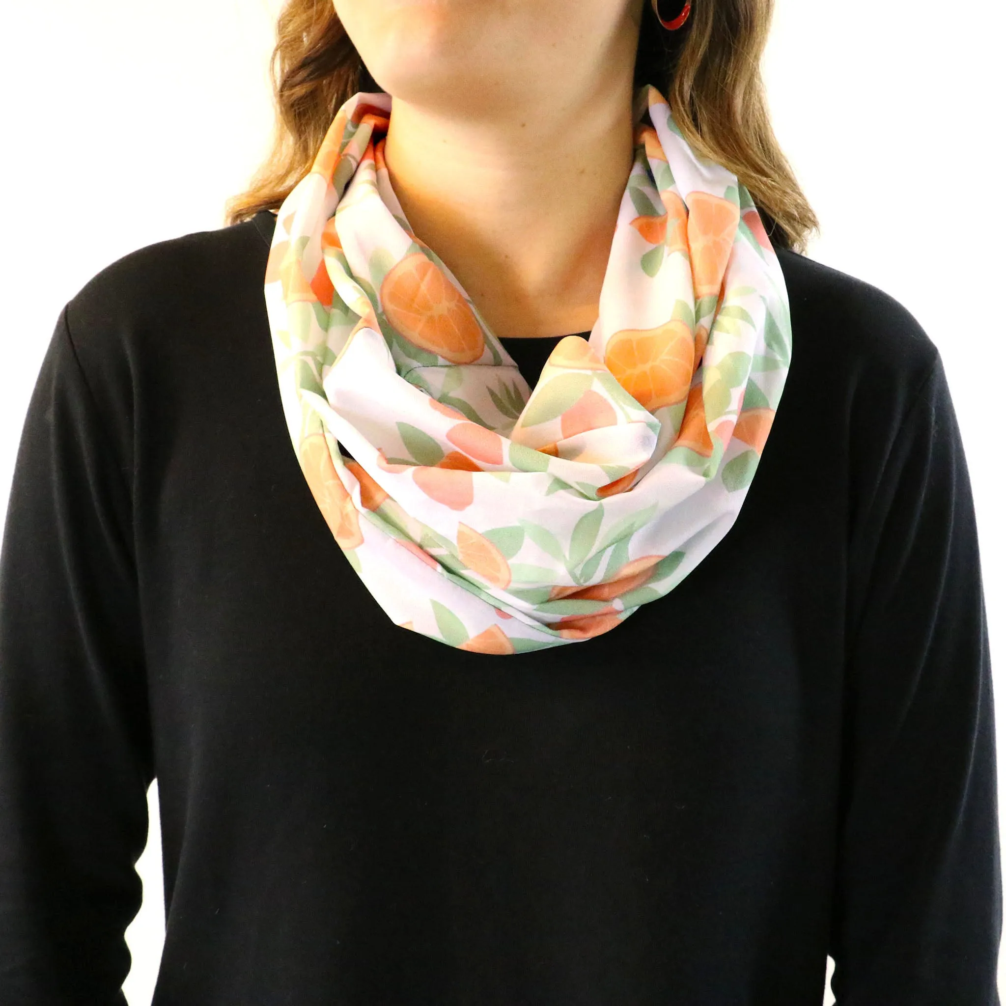 Citrus Blossom Infinity Scarf