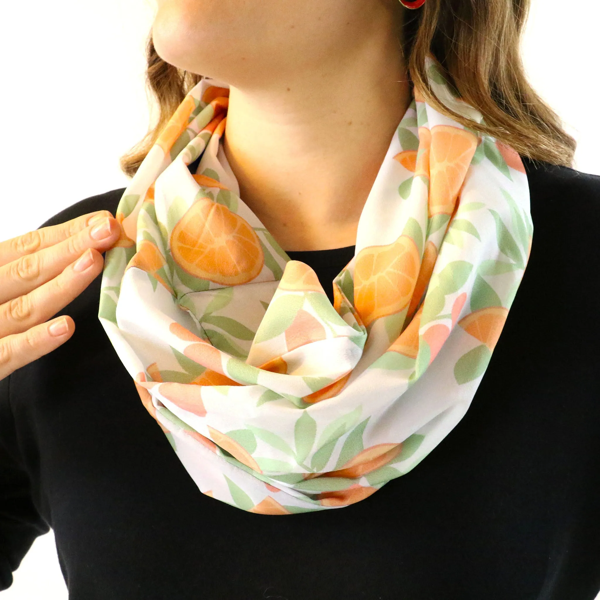 Citrus Blossom Infinity Scarf