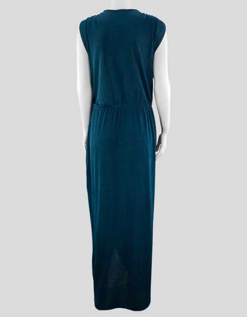 City Chic Maxi Dress Teal Color Women 16 US