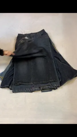 Classic Y2K Denim Maxi with a Twist (GRV-11-100)