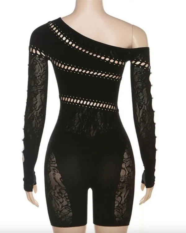 Cut-Out Mesh Overall Jenny