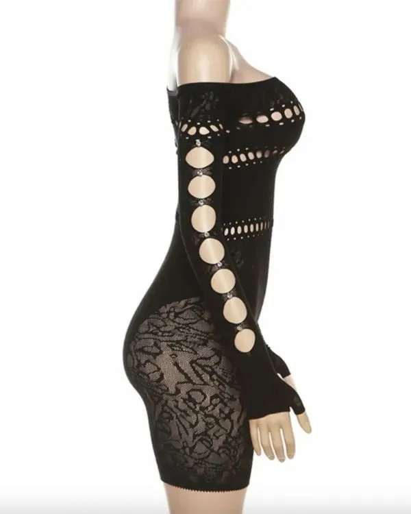 Cut-Out Mesh Overall Jenny