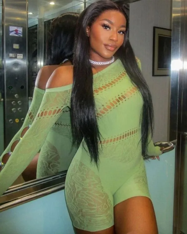 Cut-Out Mesh Overall Jenny