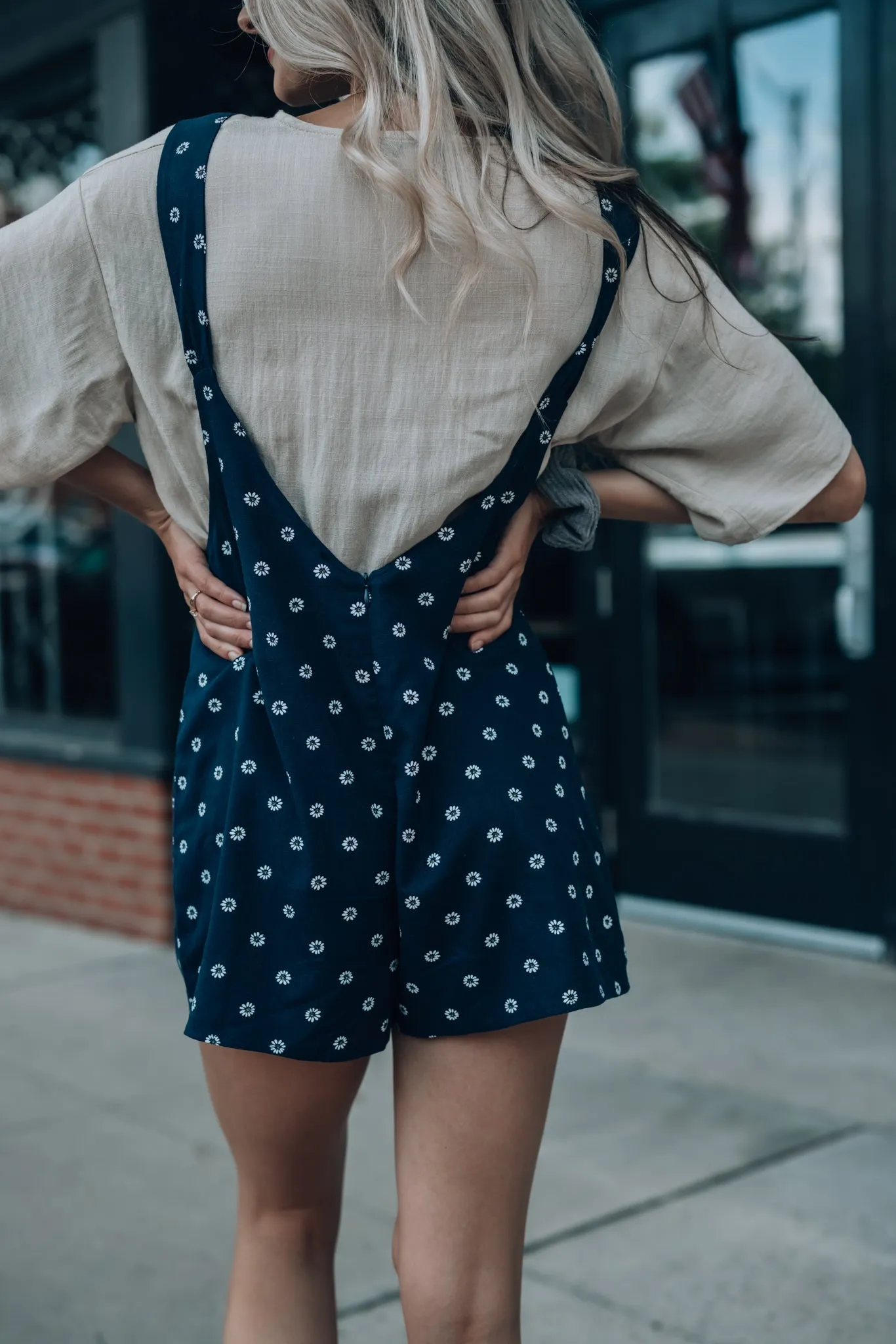 Daisy Overall Shorts FINAL SALE