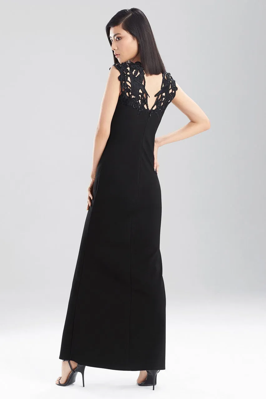Double Knit Jersey Maxi Dress
