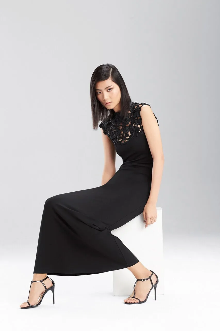 Double Knit Jersey Maxi Dress