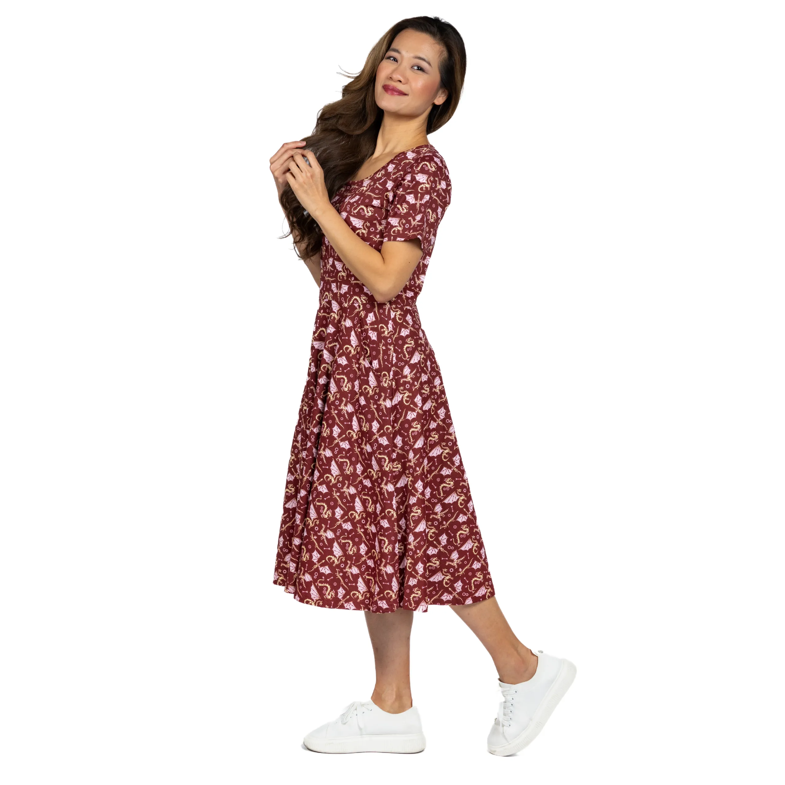 Dragon Robots Twirl Dress