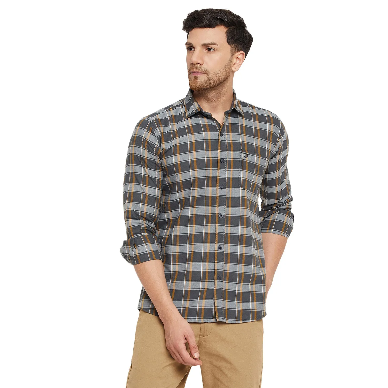 Duke Stardust Men Full Sleeve Cotton Shirt (SDO8CKM)