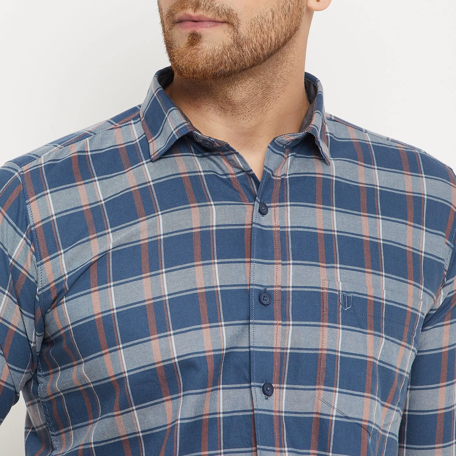 Duke Stardust Men Full Sleeve Cotton Shirt (SDO8CKM)